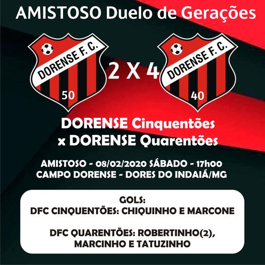 Amistoso Veteranos - Duelo de Gerações Cinquentões x Quarentões