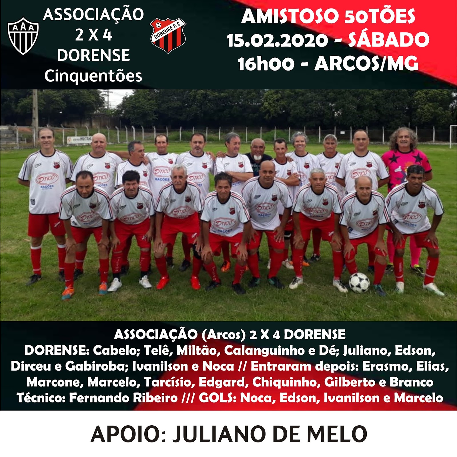 Veteranos - Amistoso contra Associação de Arcos — foto 1