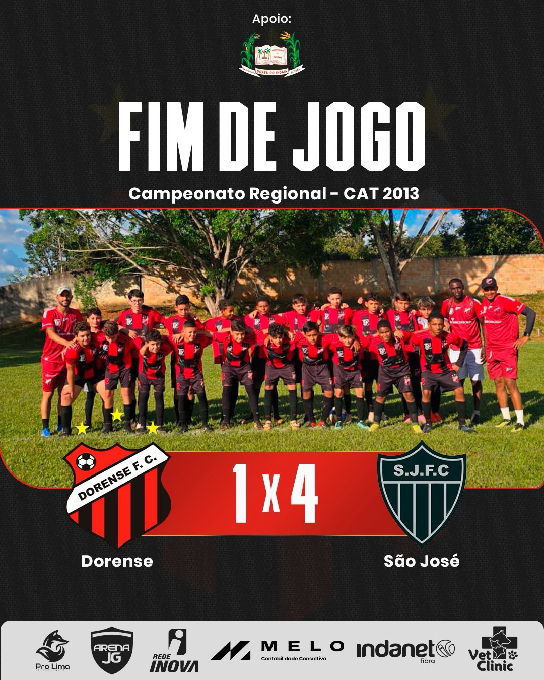 1ª Rodada Regional de Luz - contra São José (Alberto Isacsson) - categorias 2013 e 2010