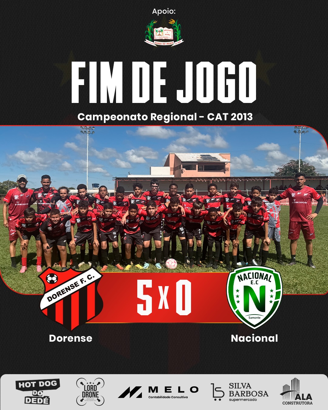 3ª Rodada Regional de Luz - contra Nacional (Samonte) - categoria 2014 e 2013 — foto 1